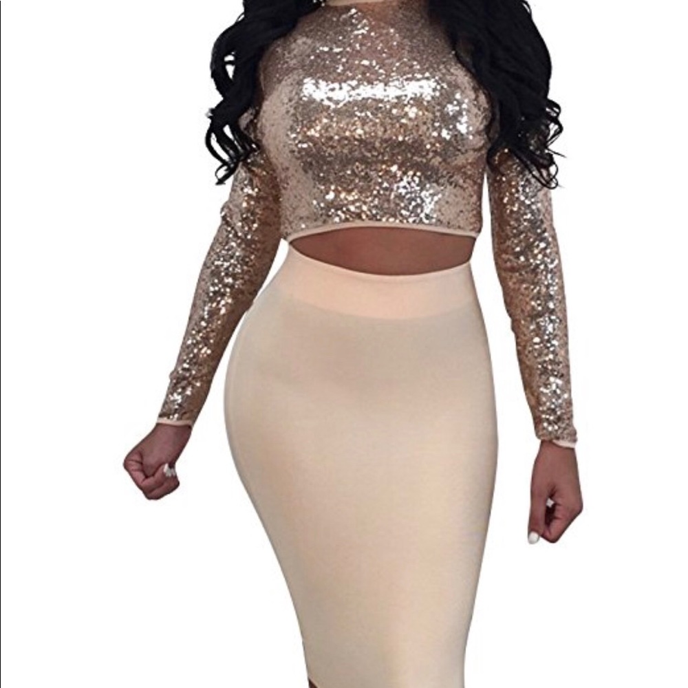 Sequenced club dress (size small)